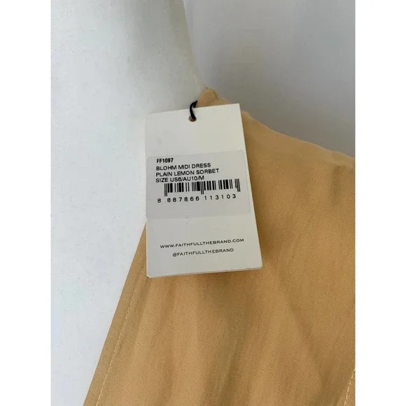 NWT FAITHFULL THE BRAND Blohm Midi Dress 6 - Picture 4 of 15